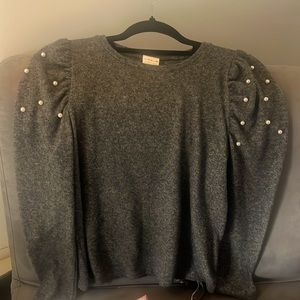 Dark gray blouse
